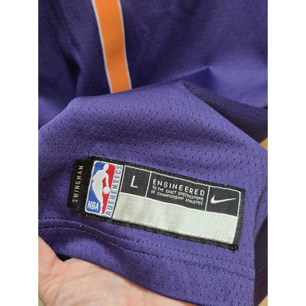 Phoenix Suns Jersey Boys Large Purple NBA Basketball‎ Booker 1 Nike Swingman - Picture 6 of 9